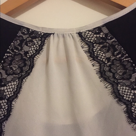 Blouse shirt with lace detail - Picture 3 of 4